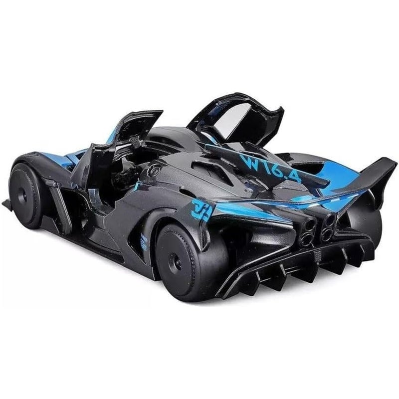 مايستو سيارة بوغاتي بولايد 1/24 - اسود مع ازرق - 32911 - Image 3