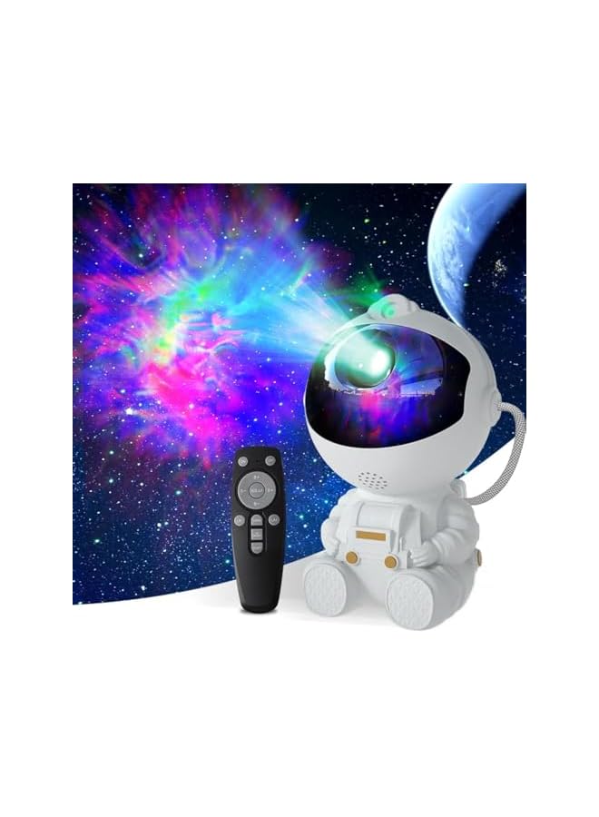 The Bros Upgraded Astronaut Nebula Projector Night Light with Remote & Timer, 360°Adjustable LED Galaxy Star Projector Night Lamp for Kids Room, Home Decor, Bedroom, Party, Gaming Room, Camping & Car - Image 2