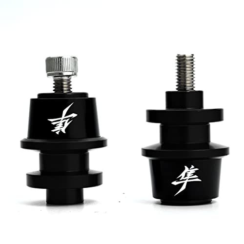 MOWOK Fits For SUZUKI Hayabusa GSX1300R GSX 1300R Gen 3 1999-2021 2022 2023 2024 2025 Accessories Motorcycle M8 Swingarm Spools Slider Stand (Black) (Black) - Image 1