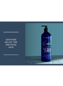 NEW YORK BIOLOGY THE ULTIMATE COSMECEUTICALS New York Biology Tea Tree Mint Body Wash for Men and Women - Moisturizing - Helps Fight Athletes Foot, Itchy Skin, Jock Itch, Toenail Fungus, Ringworm, Body Odor, Acne, Eczema - 16.9 Fl Oz - Pack of 2  - Image 3