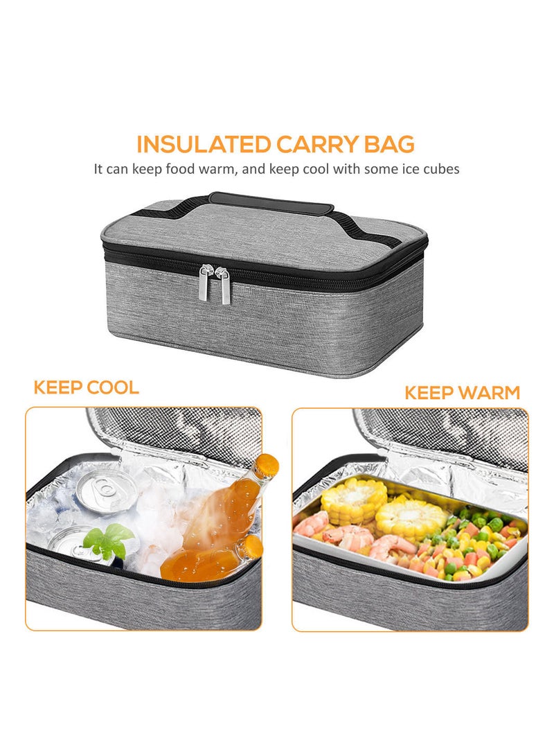 YQbest Portable Thermal Insulated Cooler Bag Mini Lunch for Camping Hiking BBQ Picnics - Image 5