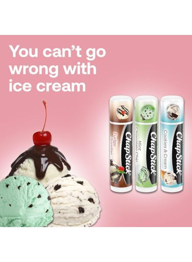 ChapStick Lip Care Bundle â€“ Ice Cream Classics + Cake Batter Lip Balm, 0.15 Oz Ea (5 Piece Set) - Image 2