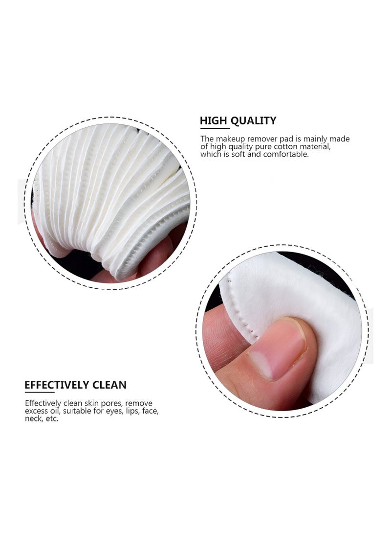 فيندكس قطن فاخر للوجه، وسادات إزالة المكياج - عبوة من 300 قطعة، وسادات قطنية نقية 100% للوجه، قطع قطنية دائرية لتنظيف البشرة، وسادات مكياج - Image 3