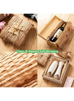 Taimi Honeycomb Packing Paper Packing Paper Substitute Alternative for Bubble Cushioning Wrap for Moving Shipping Packaging, Recyclable Moving Supplies Bubble Packing Wrap Protective Roll Size: 38cmX250m  - Image 5