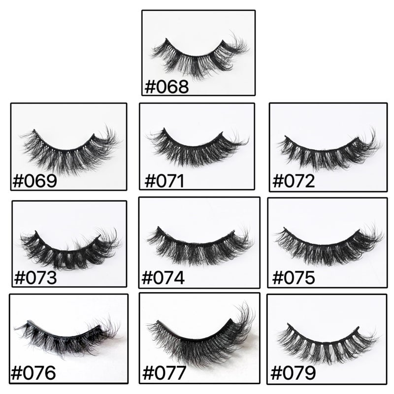 رموش صناعية من فرو المنك 6D - حجم طبيعي وثبات طويل الأمد - Image 4