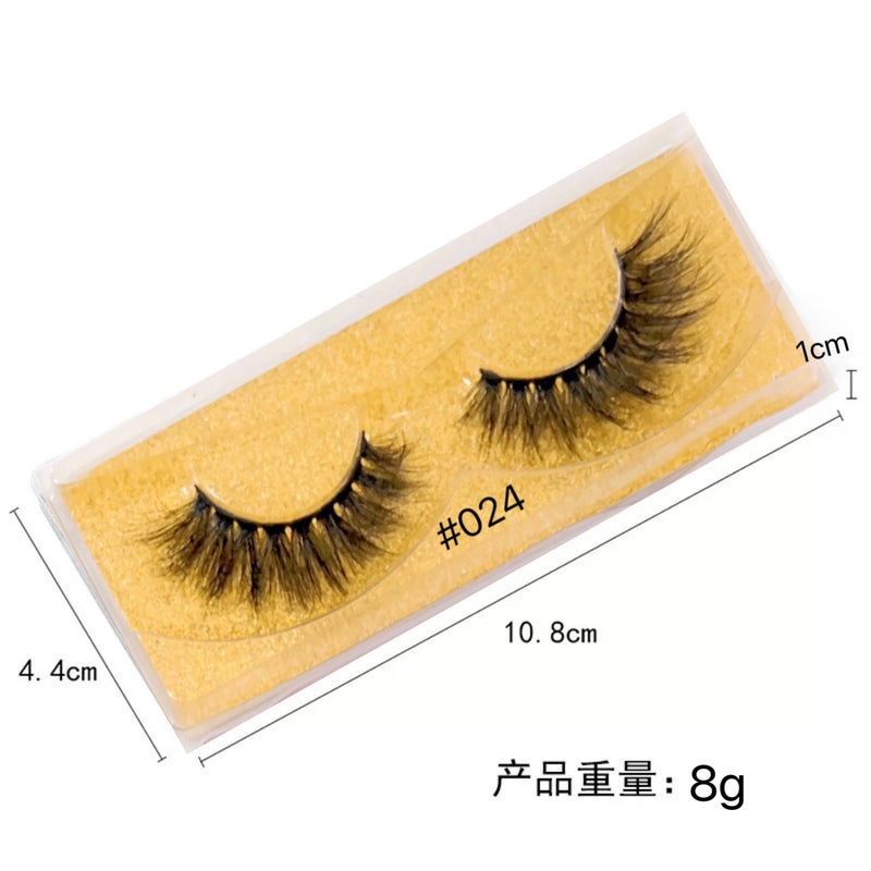 رموش صناعية من فرو المنك 6D - حجم طبيعي وثبات طويل الأمد - Image 5