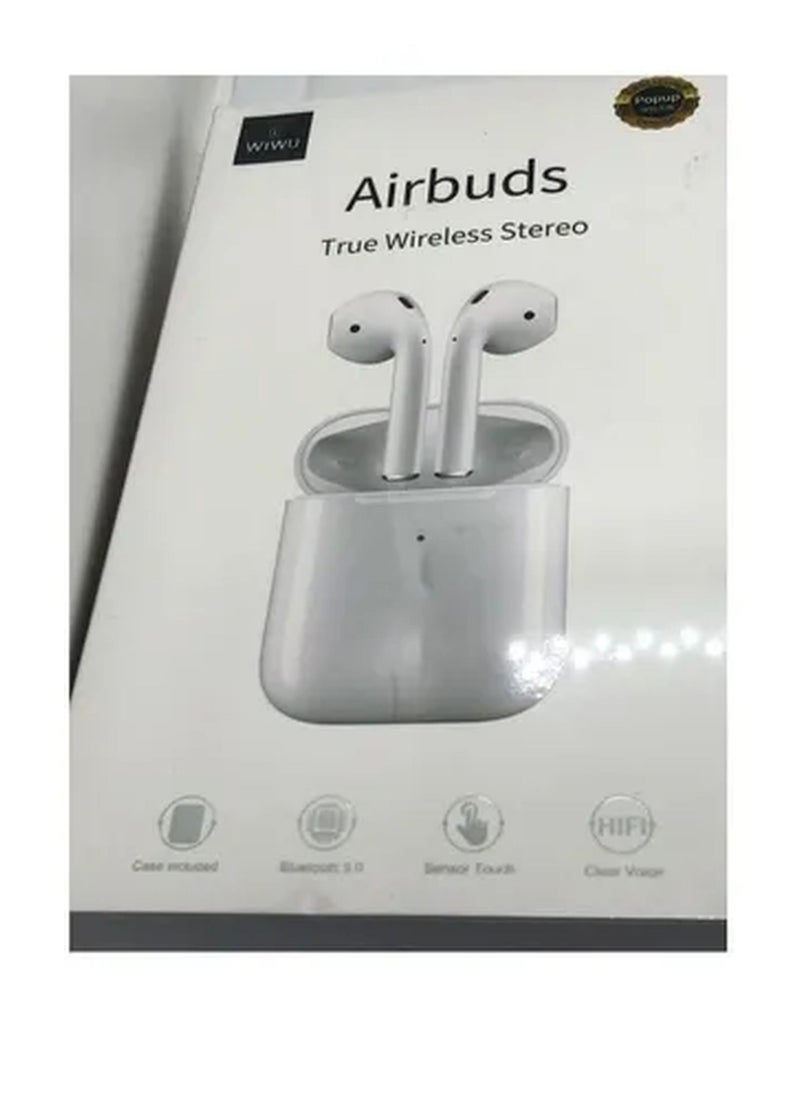 Rabos Xpro In-Ear Bluetooth Airbuds With Charging Case White  - Image 2