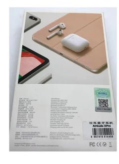 Rabos Xpro In-Ear Bluetooth Airbuds With Charging Case White  - Image 3
