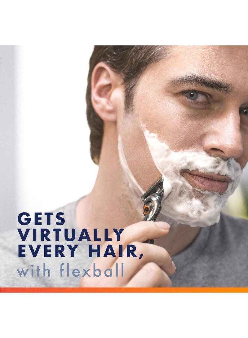 مقابض حلاقة جيليت يدوية مع 8 رؤوس حلاقة احتياطية، مجموعة حلاقة وتقليم لحية للرجال لتصفيف دقيق (مجموعة من 8 قطع) - Image 2