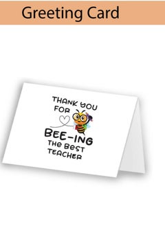PRINTSHOP4ME Teacher's Day Pack of 3 Combo Pack - Stainless Steel Bamboo Cap Flask Bottle 600ml, Teddy Bear and Greeting Card - Teacher's Day Gift Set - Gift for World Teachers Day  - Image 5