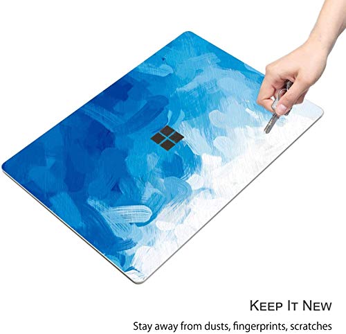 Digi-Tatoo DigiTatoo Cover Skin Decal Sticker for 2023 Microsoft Surface Laptop Go 3 Laptop Go 2 Laptop Go 124 Easy Apply AntiScratch Residue Free Vinyl Skin Blue Paint - Image 3