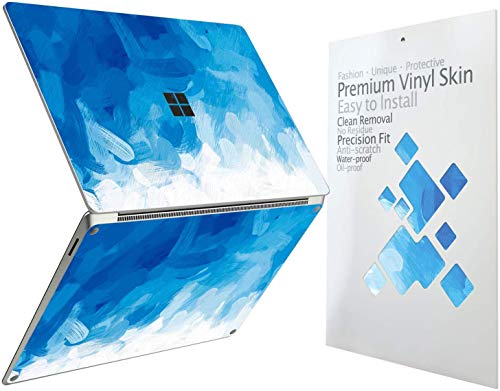Digi-Tatoo DigiTatoo Cover Skin Decal Sticker for 2023 Microsoft Surface Laptop Go 3 Laptop Go 2 Laptop Go 124 Easy Apply AntiScratch Residue Free Vinyl Skin Blue Paint - Image 1