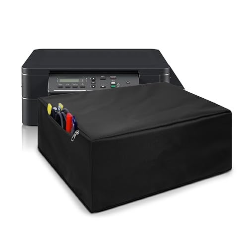 ALIFIYA Dust Proof Washable Printer Cover for Brother Dcp-T420W / Dcp-T520W / Dcp-T510W All-in One Ink Tank Color - Black - Image 1