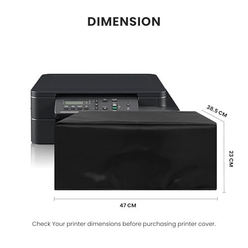 ALIFIYA Dust Proof Washable Printer Cover for Brother Dcp-T420W / Dcp-T520W / Dcp-T510W All-in One Ink Tank Color - Black - Image 2