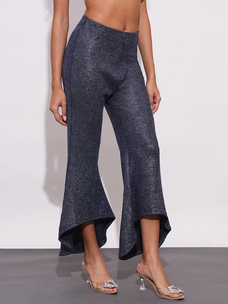 جلو باص جلوبس تريجينجز نسائي بتصميم لامع بقصة مريحة وخصر متوسط