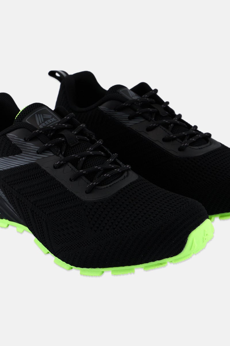 RBX Men Lace Up Outdoor Shoes, Black - Image 3