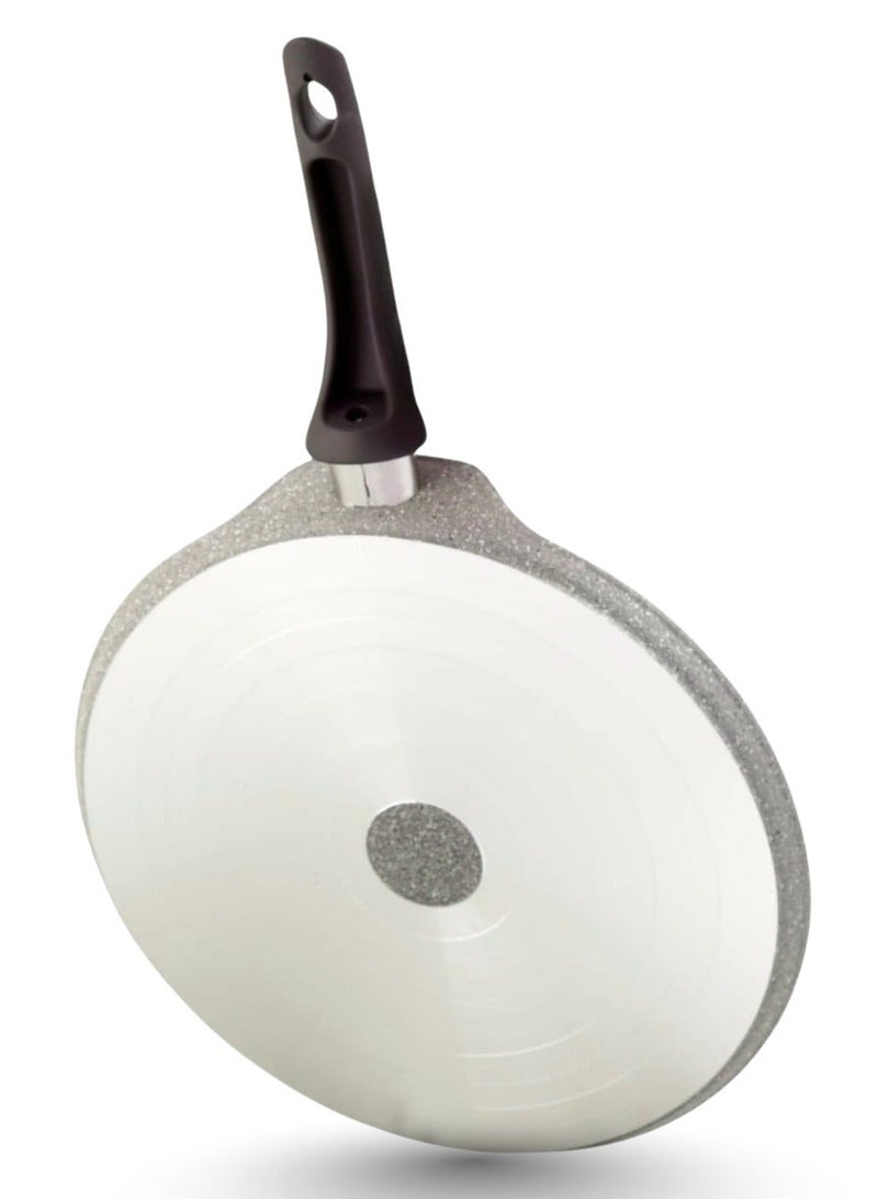Bianca cookware Bianca Crepe Pan 32cm  – 99.7% Pure Aluminum Alloy 1050 – Premium Non-Stick Crepe Pan – Heat-Resistant Bakelite Handle – PFOA, PTFE, PFAS & PFOS Free – 3 Years Warranty - Image 2