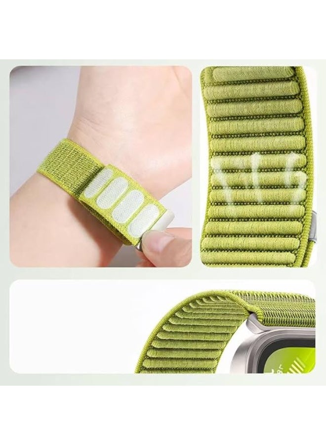 Ecosystem Official Sports Nylon Braided Strap for Huawei Fit 4 Pro/Fit 4/3 Comfortable Bracelet Quick Release Adjustable For Huawei Watch Fit 3/4/4 Pro Strap (Field Green) - Image 2