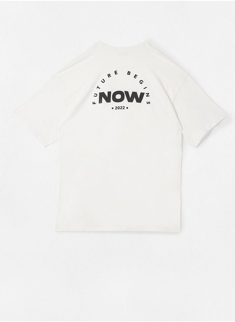 MANGO - Youth Slogan T-Shirt - Image 1