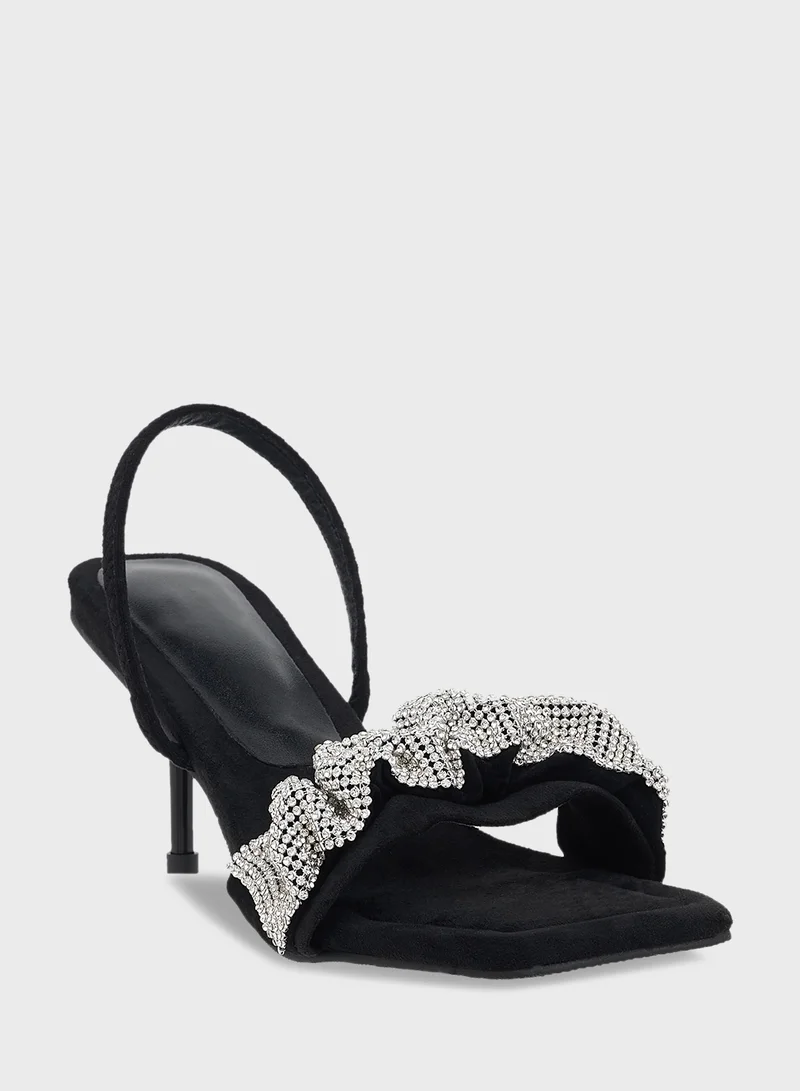 ELLA Embellished Heeled Sandal