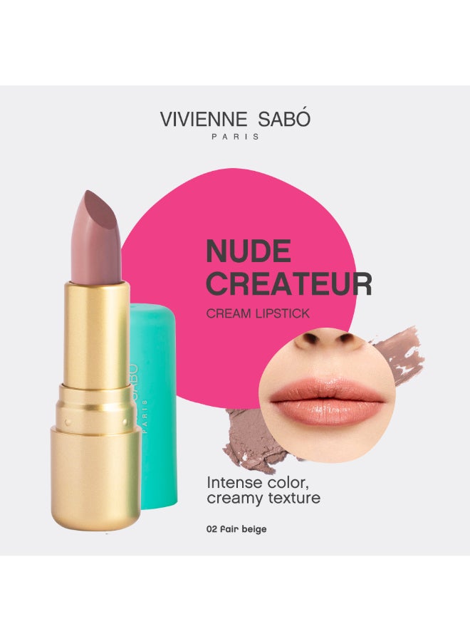 Vivienne Sabo أحمر شفاه فيفيان سابو نود كريتر shade 02 - Image 1