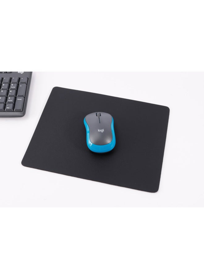 Generic - Custom Leather Mouse Pad Non-slip Gaming Office Laptop Small Square Mouse Pad Pattern Printed LOGO-Color:Other (pattern Size Color)-Pattern:Classic Black - Image 1