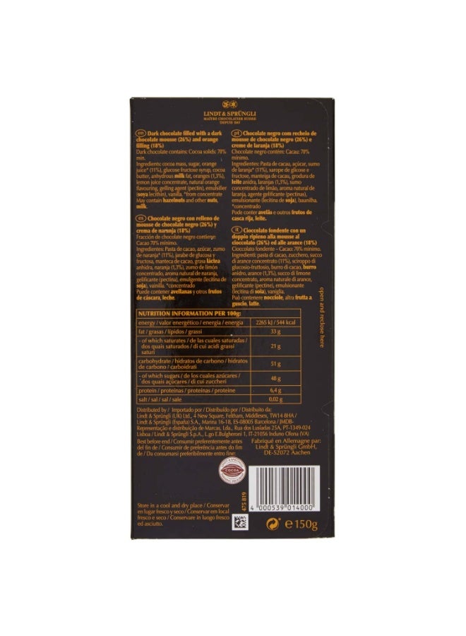 Creation Orange Mousse 70% Cacao Chocolate Bar 150grams - view 2