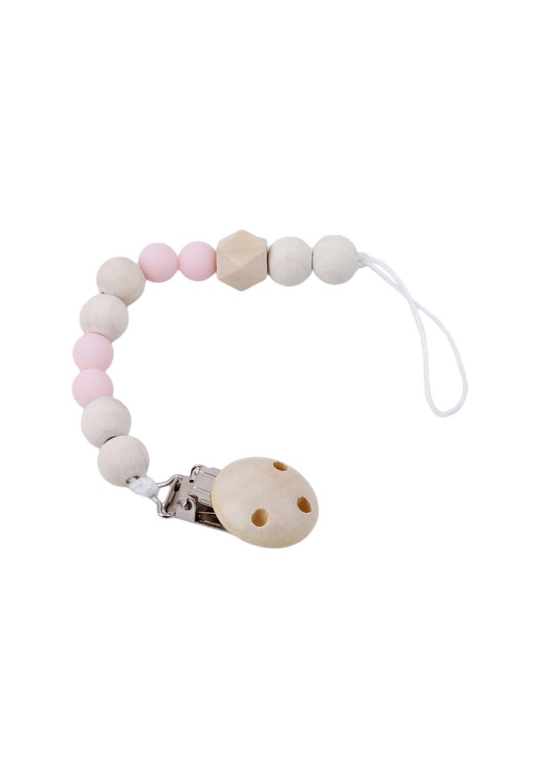 TOT TOT Pacifier Clips Non-toxic Soother Clips (baby pink) 