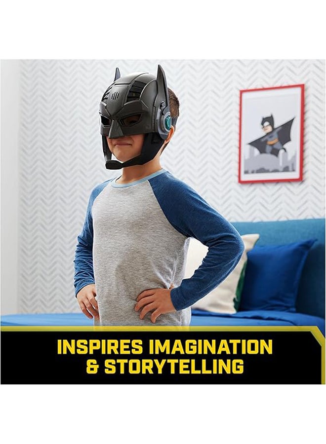 SPIN MASTER DC Comics, Armor-Up Batman Mask with Visor, 15+ Sounds & Phrases, Lights, Super Hero Costume, Kids Roleplay for Boys and Girls Ages 4+  - Image 5