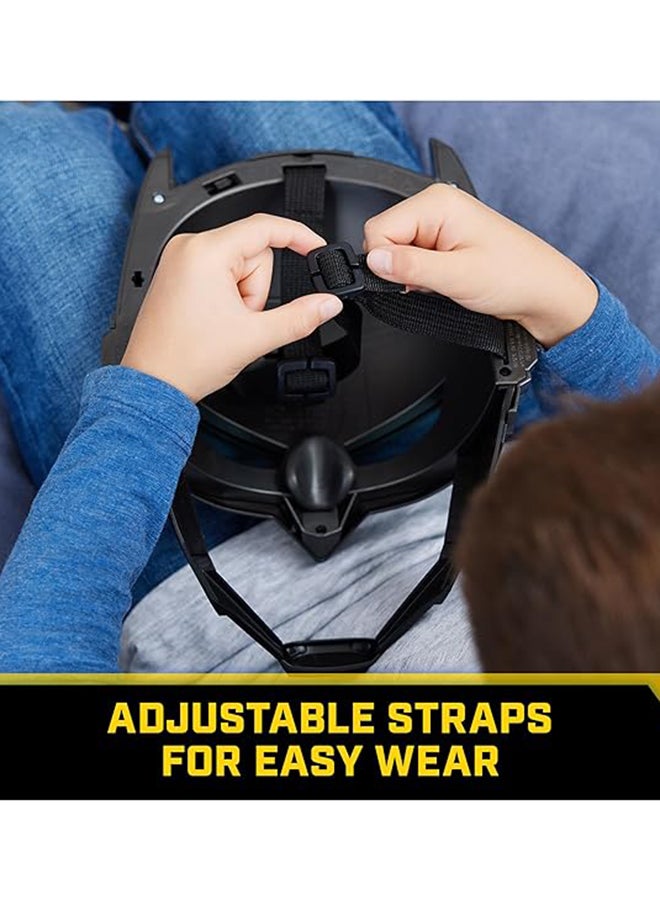 SPIN MASTER DC Comics, Armor-Up Batman Mask with Visor, 15+ Sounds & Phrases, Lights, Super Hero Costume, Kids Roleplay for Boys and Girls Ages 4+  - Image 4