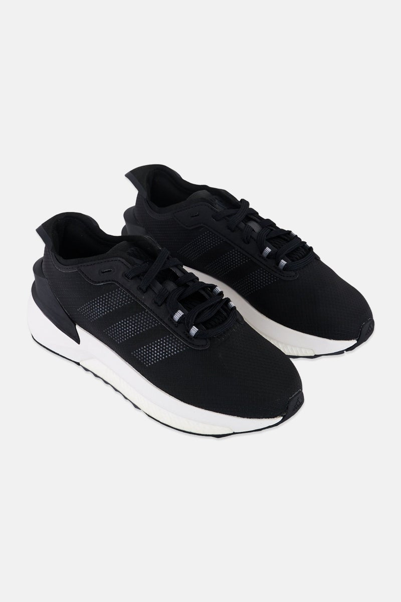 Adidas أحذية جري نسائية أفريين مزودة بأربطة، سوداء - Image 1