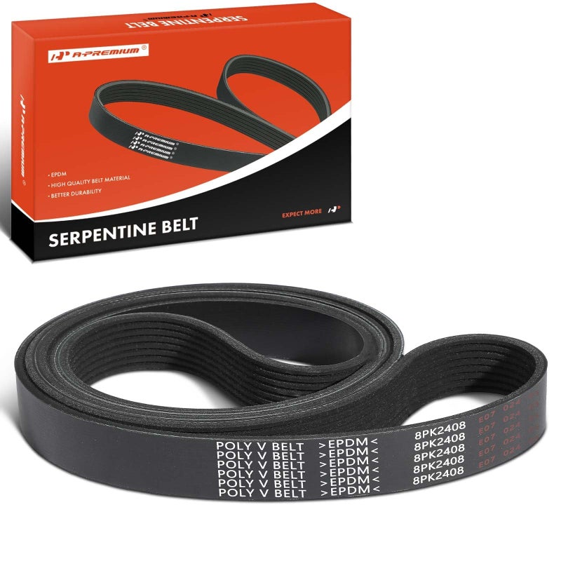 A-Premium حزام قيادة محرك APremium متوافق مع سيارات تويوتا ليكزس بيتر بيلت أوريون باص أوتوكار LLC سيكويا توندر لاند كروزر LX570 Xpeditor 320 520 أكثر 9488 بوصة