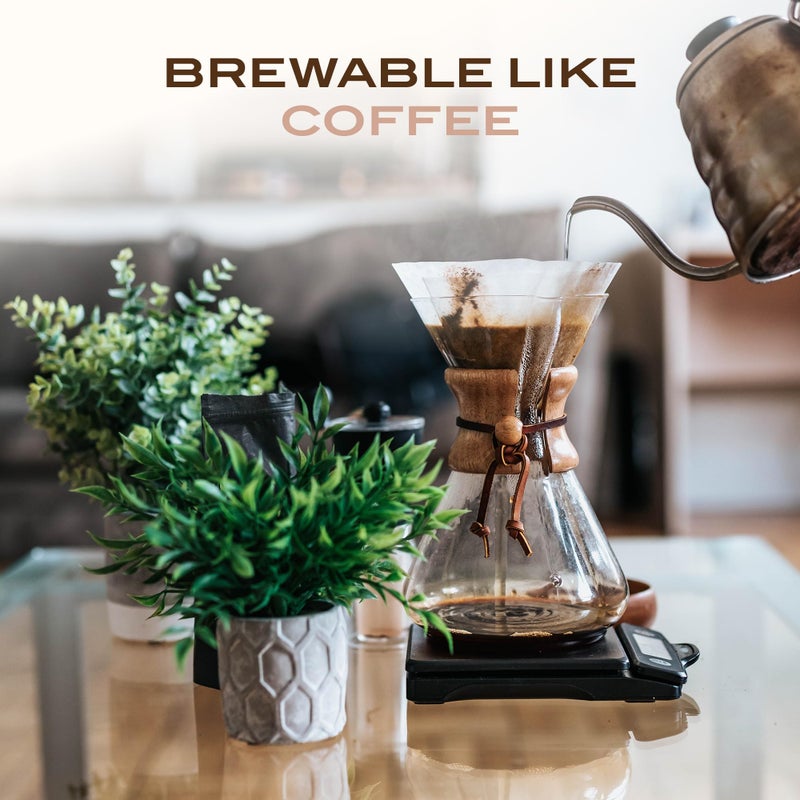 Ayurvedic Roast - Hazelnut, Organic Coffee Substitute Caffeine Free Antioxidant Adaptogenic Non Acidic Grain Coffee Chicory Ashwagandha 11 oz. - Image 5