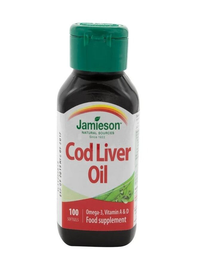 Jamieson - Cod Liver Oil 100 Capsules - Image 1