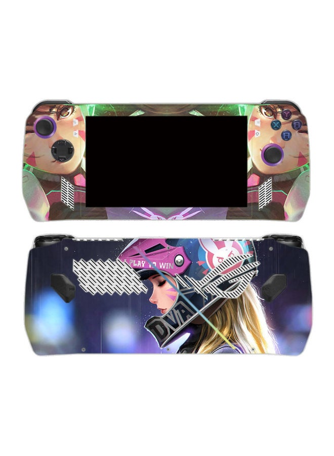 Applicable To Asus ROG Ally Game Handheld Stickers 7-inch Body Protective Film Mario Anime-Color:Lotus Root ROG-0129  - Image 4