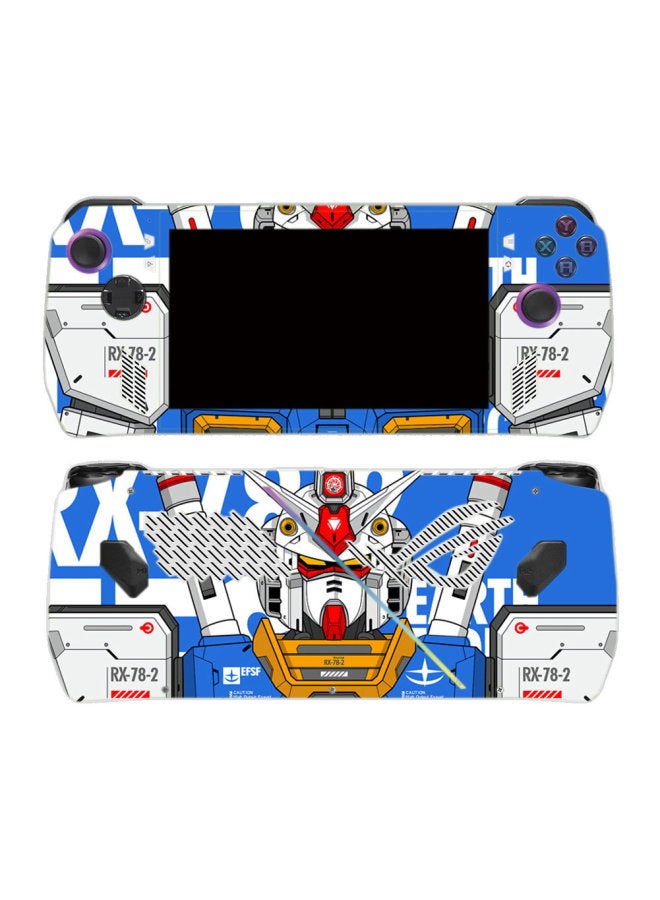 Applicable To Asus ROG Ally Game Handheld Stickers 7-inch Body Protective Film Mario Anime-Color:Lotus Root ROG-0129  - Image 2