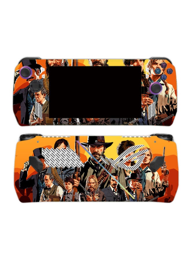 Applicable To Asus ROG Ally Game Handheld Stickers 7-inch Body Protective Film Mario Anime-Color:Lotus Root ROG-0129  - Image 3