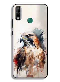 Tolwak Huawei Y8s Protective Case Cover Eagle Abstract Art  - Image 2
