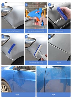 KASTWAVE Car Dent Puller Kit Auto Paintless Body Dent Puller, T bar Dent Repairing kit, with Slide Hammer, Dent Removal Glue Pulling Tabs, Efficient Automobile Body Repairing  - Image 5