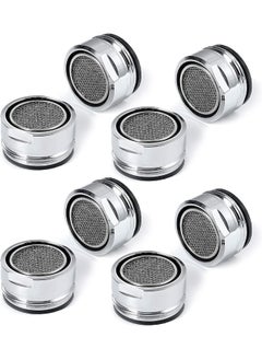 8 PCS Faucet Aerator Universal Size Water Tap Aerators Insert Replacement Parts, Water Saving Flow Restrictor Sink Aerators for Bathroom Kitchen