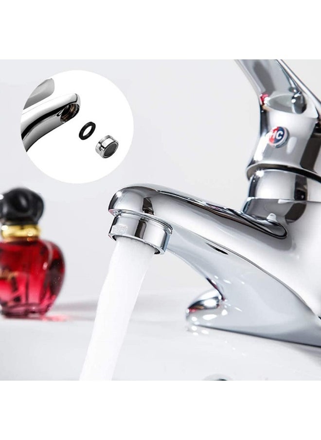 ECVV - 8 PCS Faucet Aerator Universal Size Water Tap Aerators Insert Replacement Parts, Water Saving Flow Restrictor Sink Aerators for Bathroom Kitchen - Image 1