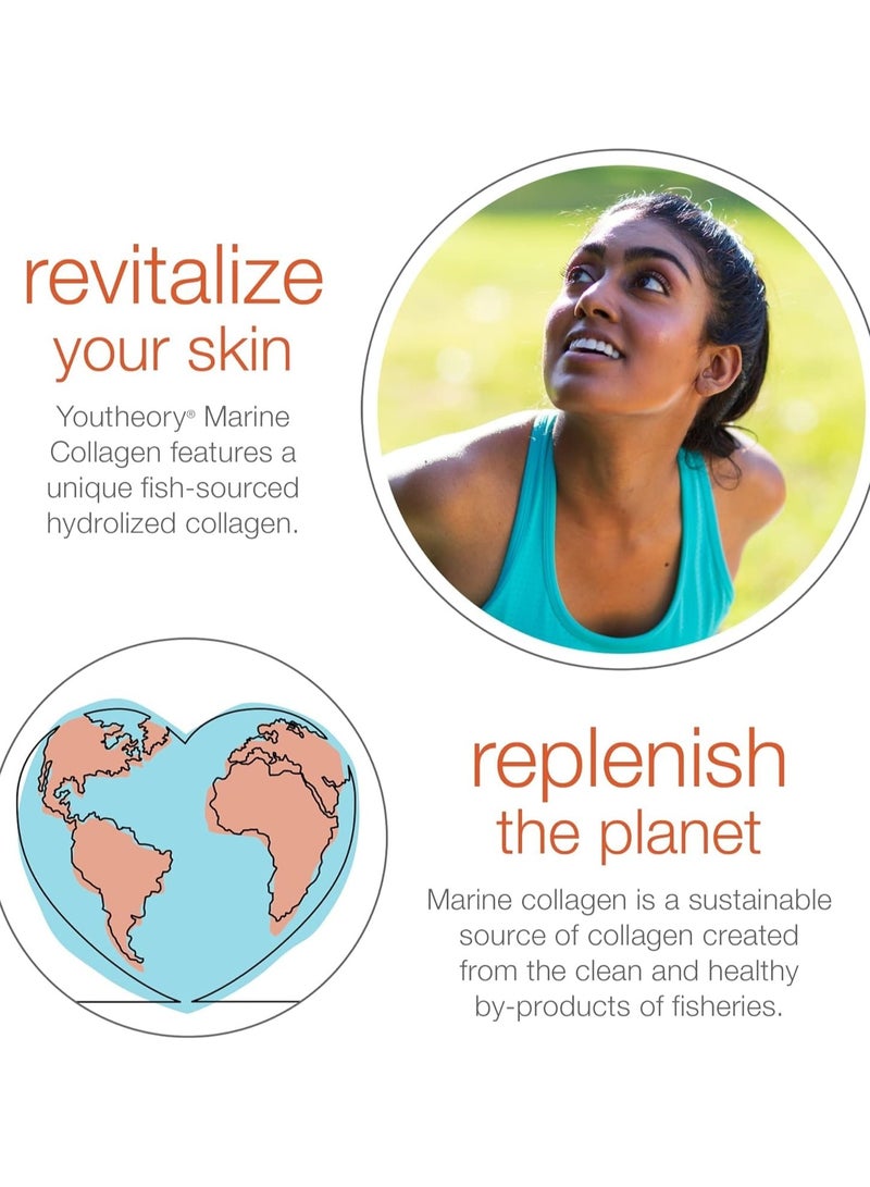 youtheory Marine Collagen Nutrient Enhanced 2500 Mg 160 Tablets, dietary supplement - Image 5