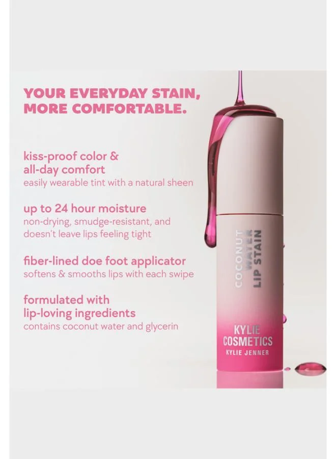 Kylie Cosmetics Cherry brust Coconut Water Lip Stain – Cherry Burst, 5ml for Women | Best Price UAE