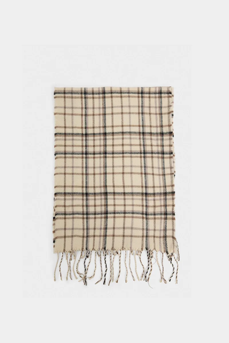 Defacto  Man Plaid Neck Scarf for Men | Best Price UAE