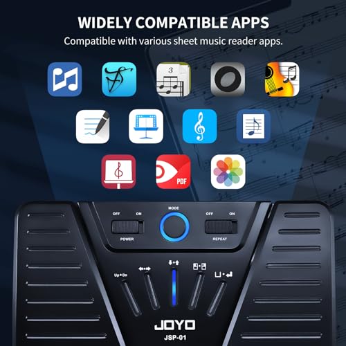 JOYO Wireless Page Turner Bluetooth Music Page Turner Pedal for iPad Tablets Android IOS Phones Keyboard Foot Switches Turner (SP-01) - Image 4