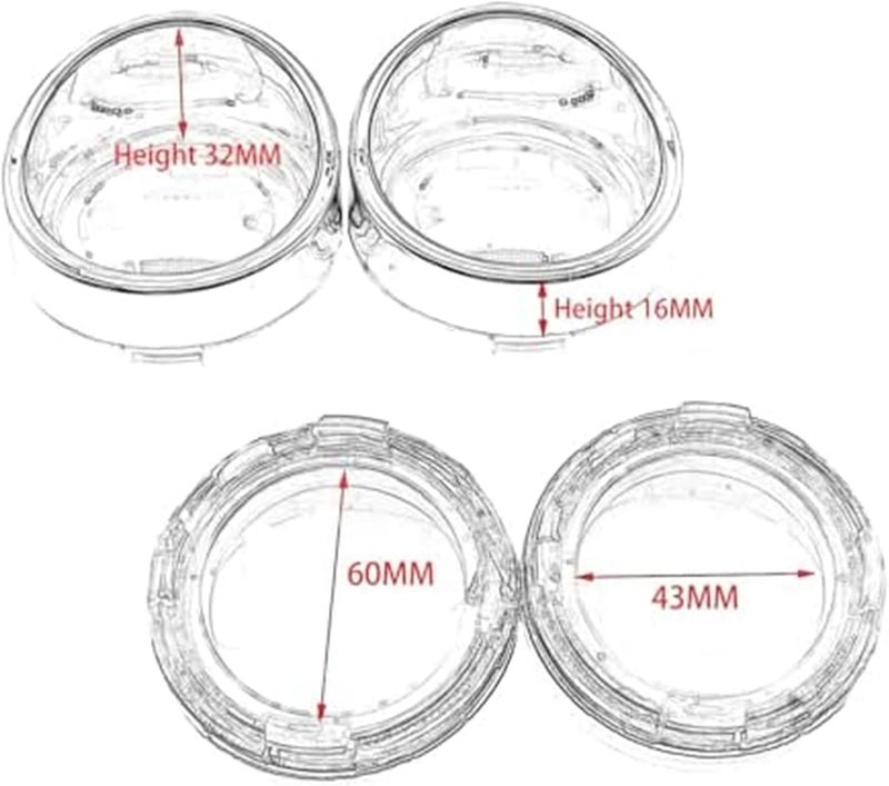 Vuzmode Motorcycle Bullet Turn Signal Light Lens Cover - Image 3