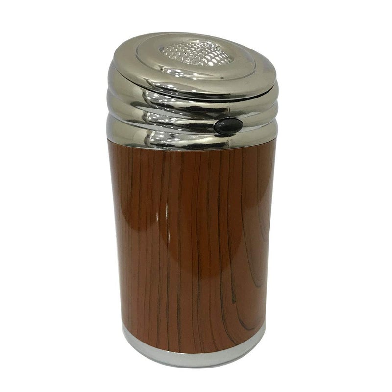 Oshotto Fire Proof Portable Wooden Design Ashtray for Cars|Office|Home - Image 2