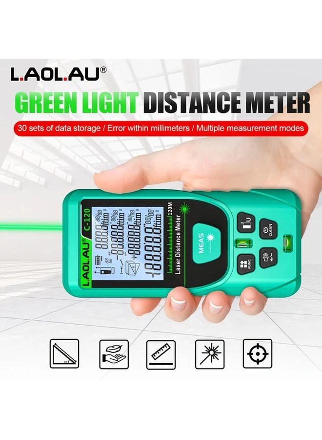 C120 Green Laser Distance Meter High Precision Measurement Tool - Image 2