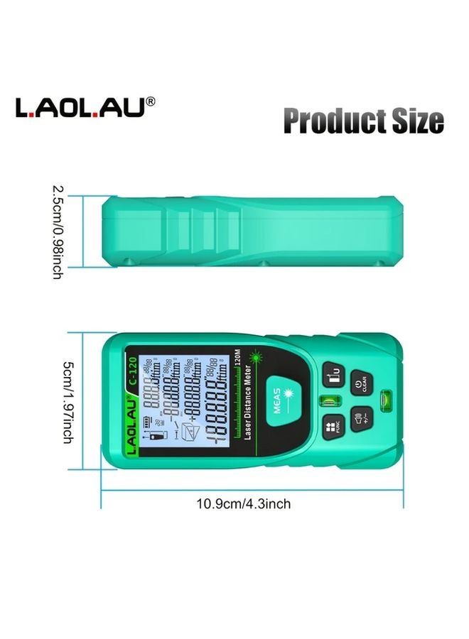 C120 Green Laser Distance Meter High Precision Measurement Tool - Image 4