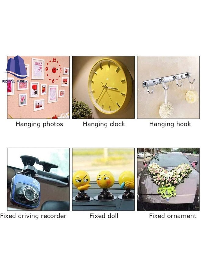 Royal Apex Traceless Washable Nano Tape Reusable Multifunction Clear Double-Sided Detachable Adhesive Tape For Paste Photos Hooks Keys Remote Control Clocks Glass Tiles Etc. 19Mm X 3Meter - Image 3